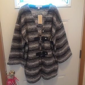 NEW MICHAEL KORS PONCHO JACKET/CAPE Sz. L